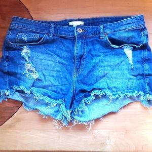 Distressed H&M Shorts